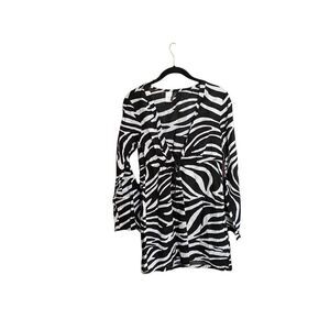 Lauren Ralph, Lauren, women’s zebra print, cover up beach pool size medium